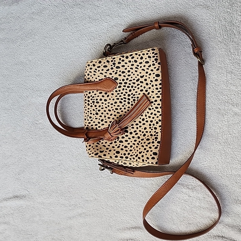 Cheetah print crossbody bag